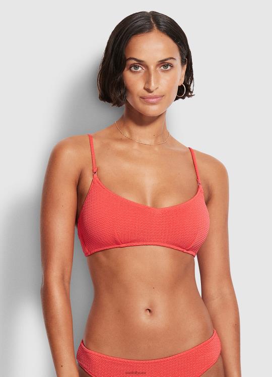 البحر الغوص Bralettefiesta المرجان نحيف com.fiestacoral Seafolly ملابس سباحة 2JF2D535