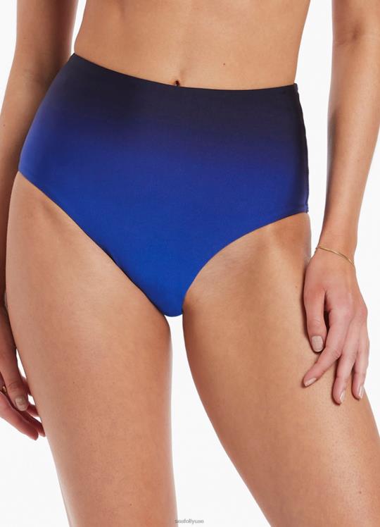 قطعة بيكيني سفلية عالية الخصر من Oia Sunset نحيف محيط Seafolly ملابس سباحة 2JF2D279