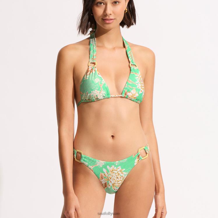 الجزء السفلي من بيكيني ريو من الجانب الدائري من إيدن نحيف نعناع Seafolly ملابس سباحة 2JF2D185