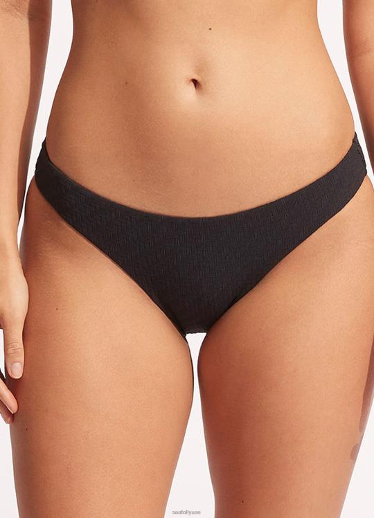 محب الصفصاف نحيف أسود Seafolly ملابس سباحة 2JF2D328