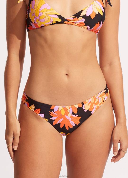 بالم سبرينغز محب بانت نحيف أسود Seafolly ملابس سباحة 2JF2D431