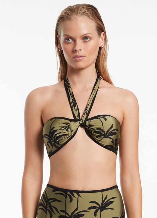 بالمي الرسن التعادل أعلى نحيف زيتون Seafolly ملابس سباحة 2JF2D434