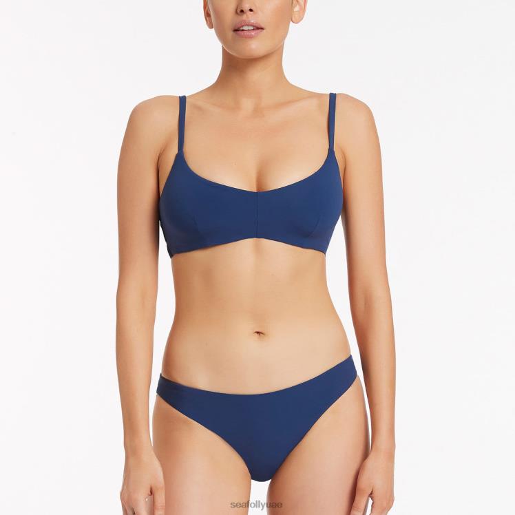 جيتسيت محب بانت نحيف الأزرق السلمي Seafolly ملابس سباحة 2JF2D475