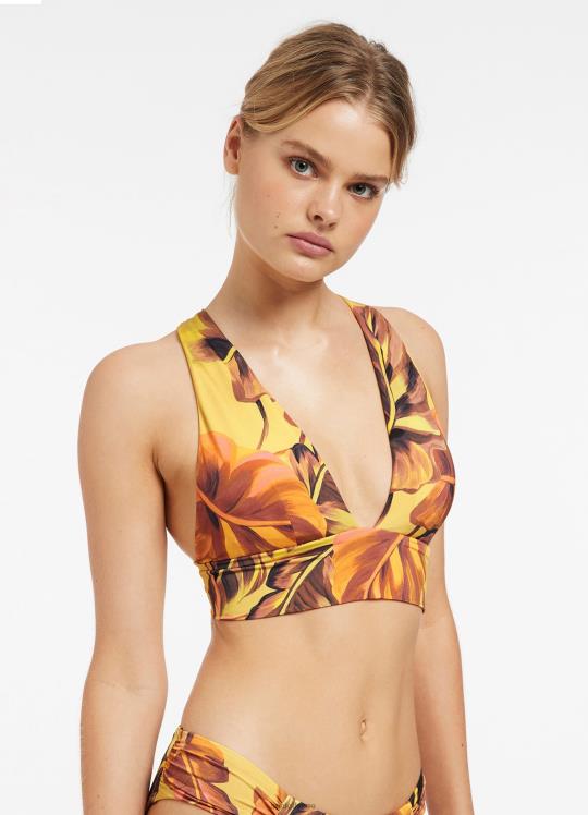 بالماس توب ثلاثي ناعم نحيف الحمضيات Seafolly ملابس سباحة 2JF2D478