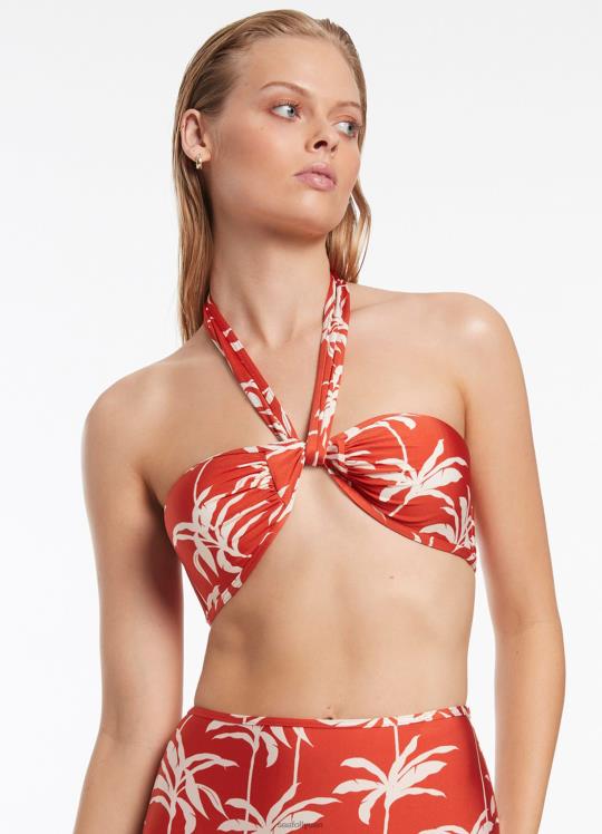 بالمي الرسن التعادل أعلى نحيف الكرز Seafolly ملابس سباحة 2JF2D484