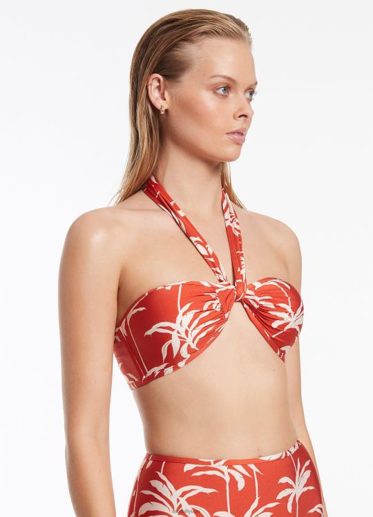 بالمي الرسن التعادل أعلى نحيف الكرز Seafolly ملابس سباحة 2JF2D484