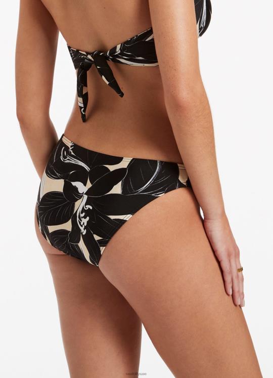 فلوريال محب بانت نحيف أسود Seafolly ملابس سباحة 2JF2D492