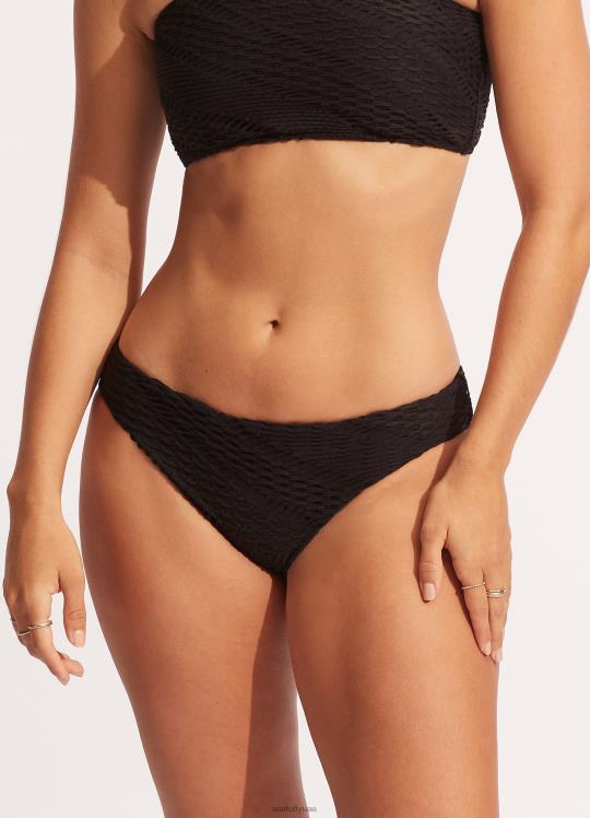 مراكش محب بانت نحيف أسود Seafolly ملابس سباحة 2JF2D501