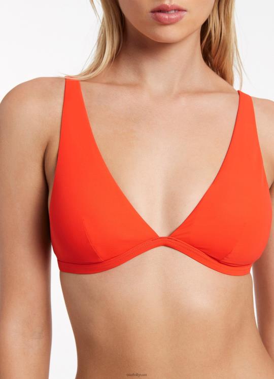 جيتسيت ثلاثي الأعلى نحيف فيماما Seafolly ملابس سباحة 2JF2D512