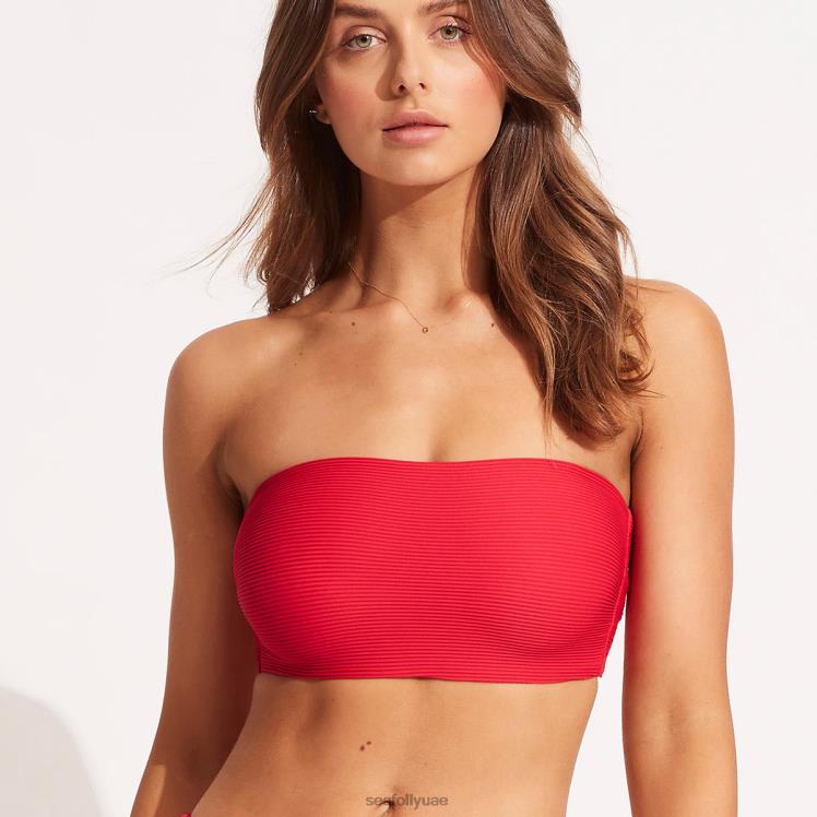 قمة أنبوب الأساسيات نحيف الفلفل الحار Seafolly ملابس سباحة 2JF2D539