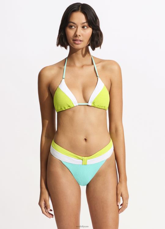 شريحة من لصق النطاقات بانت نحيف انفجار الجير Seafolly ملابس سباحة 2JF2D559