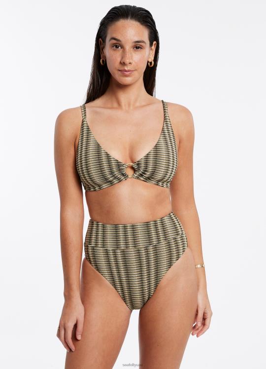رافيلو بنطال ذو أرجل عالية نحيف زيتون Seafolly ملابس سباحة 2JF2D579