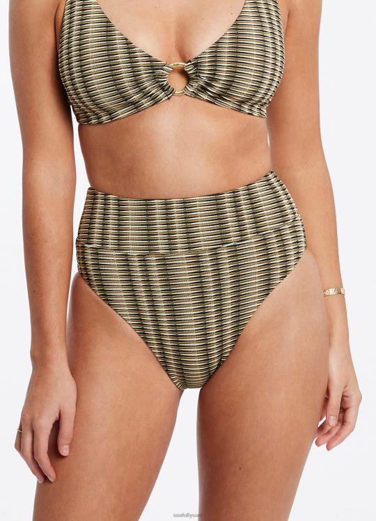 رافيلو بنطال ذو أرجل عالية نحيف زيتون Seafolly ملابس سباحة 2JF2D579