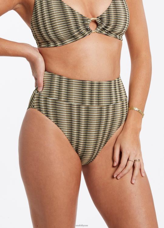 رافيلو بنطال ذو أرجل عالية نحيف زيتون Seafolly ملابس سباحة 2JF2D579