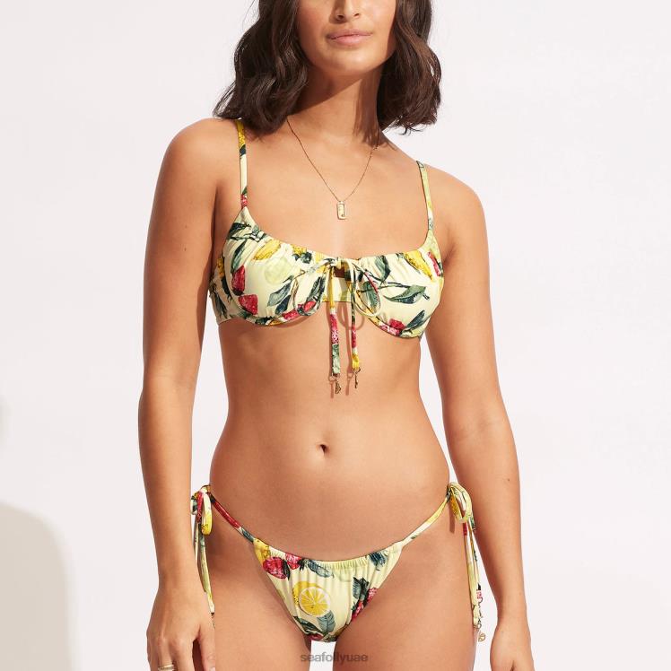 بنطال ريو الجانبي برباط نحيف ليمونسيلو Seafolly ملابس سباحة 2JF2D585