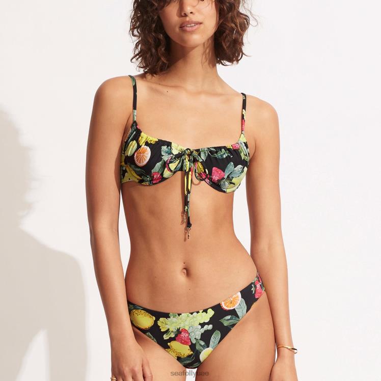 ليمونسيلو محب بانت نحيف أسود Seafolly ملابس سباحة 2JF2D628