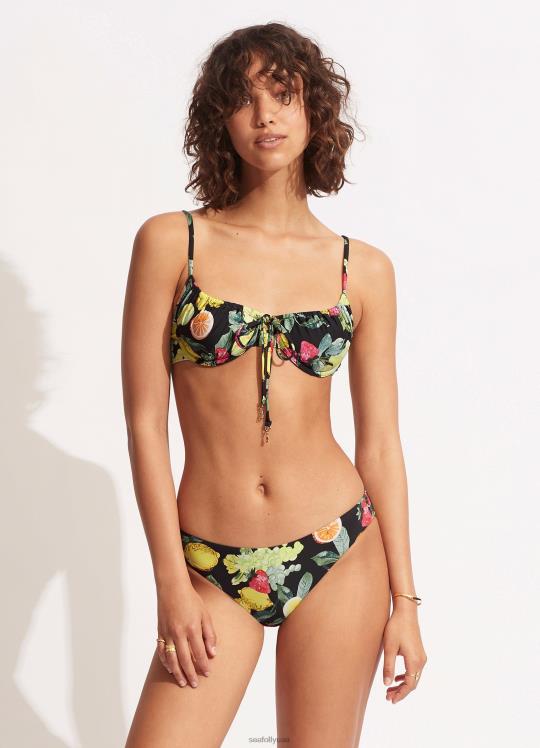 ليمونسيلو محب بانت نحيف أسود Seafolly ملابس سباحة 2JF2D628
