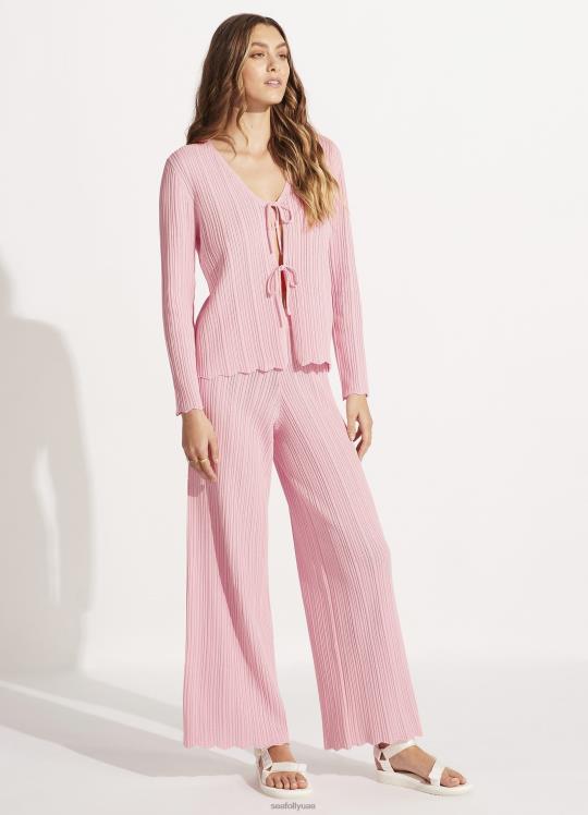بانت متماسكة الكروشيه نحيف بارفيه الوردي Seafolly ملابس 2JF2D649