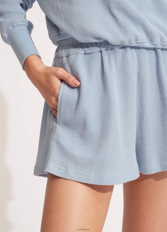 الهراء الشاطئ قصيرة نحيف مسحوق أزرق Seafolly ملابس 2JF2D663