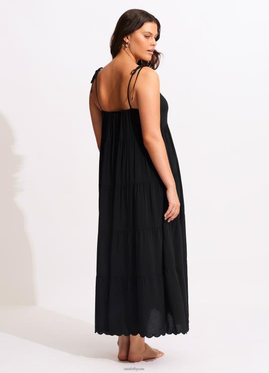 جيا التقوقع ميدي نحيف أسود Seafolly ملابس 2JF2D684