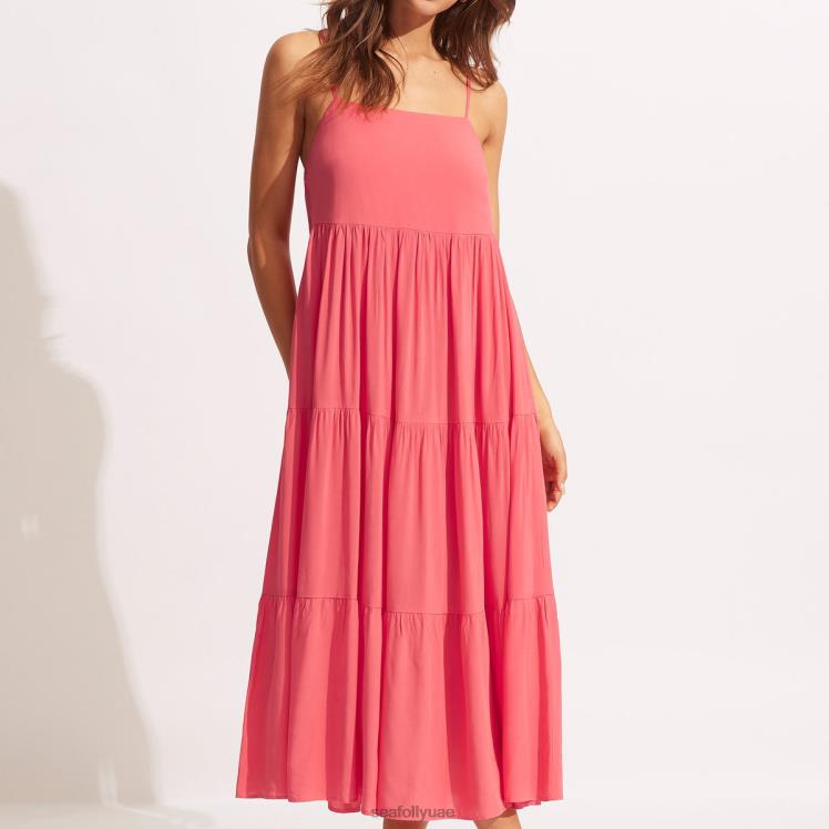 فستان الطبقة عطلة نهاية الأسبوع نحيف قبلت الشمس المرجان Seafolly ملابس 2JF2D692