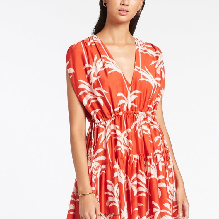 تغطية متدرجة بالم نحيف الكرز Seafolly ملابس 2JF2D699