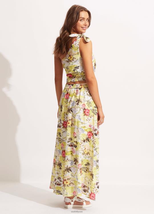 تنورة من الساحل إلى الساحل نحيف الجير البري Seafolly ملابس 2JF2D729