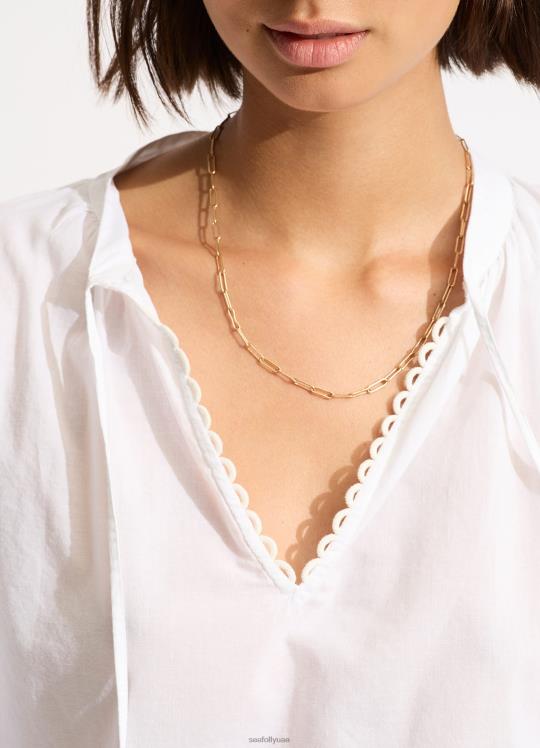 عدن التطريز الأعلى نحيف أبيض Seafolly ملابس 2JF2D737