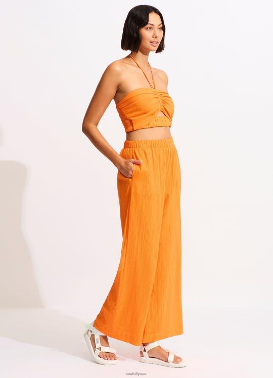 تجعيد المحاصيل الأعلى نحيف الماندرين Seafolly ملابس سباحة 2JF2D738