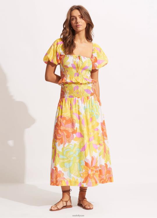 ينابيع النخيل تلتف حول الضوء العلوي نحيف الأضواء Seafolly ملابس سباحة 2JF2D740