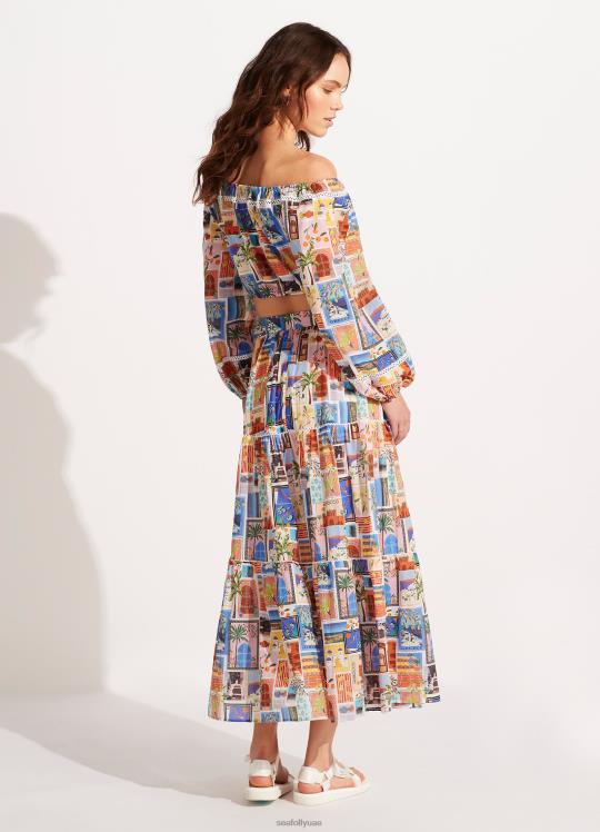 في أعلى المحاصيل عطلة نحيف أزور Seafolly ملابس سباحة 2JF2D743