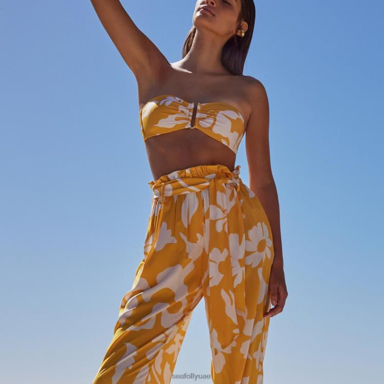 إمبوريو السراويل المتدفقة نحيف القطيفة Seafolly ملابس 2JF2D756