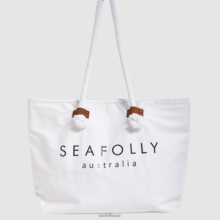 حقيبة حمل شراع السفينة نحيف أبيض Seafolly مُكَمِّلات 2JF2D761