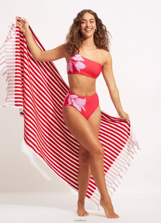 منشفة شريطية مارينا نحيف الفلفل الحار Seafolly مُكَمِّلات 2JF2D777