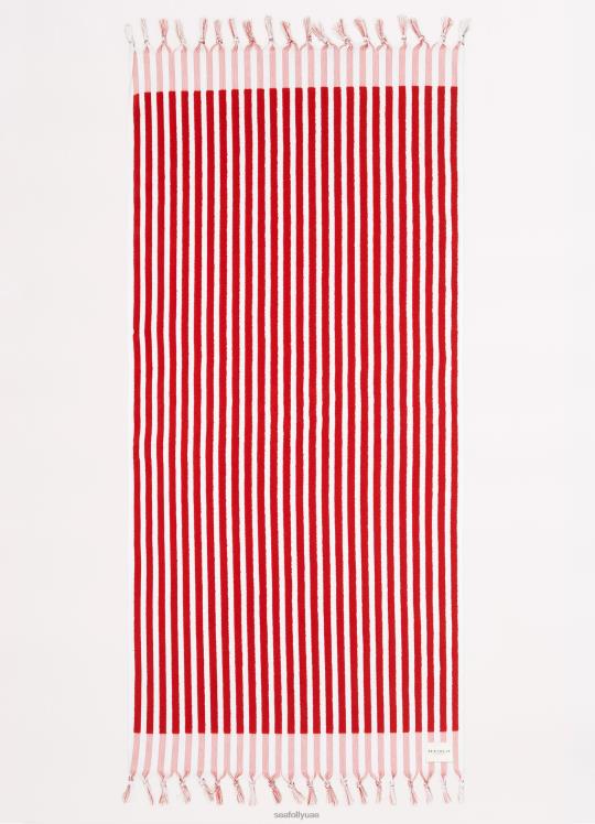 منشفة شريطية مارينا نحيف الفلفل الحار Seafolly مُكَمِّلات 2JF2D777