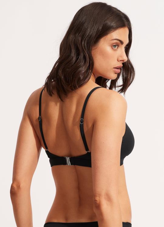 bralette الهجين الجماعي نحيف أسود Seafolly ملابس سباحة 2JF2D196
