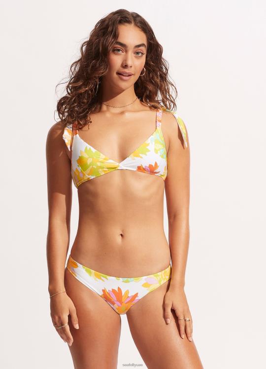 تلتف نوابض النخيل بضوء bralettelime الأمامي نحيف الأضواء Seafolly ملابس سباحة 2JF2D481