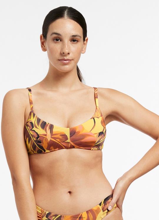 بالماس c_d u/wire top نحيف الحمضيات Seafolly ملابس سباحة 2JF2D603