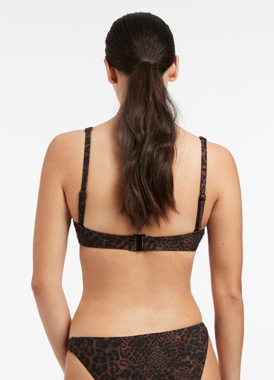 بانتيرا d-dd u/سلك أعلى نحيف شوكولاتة Seafolly ملابس سباحة 2JF2D604