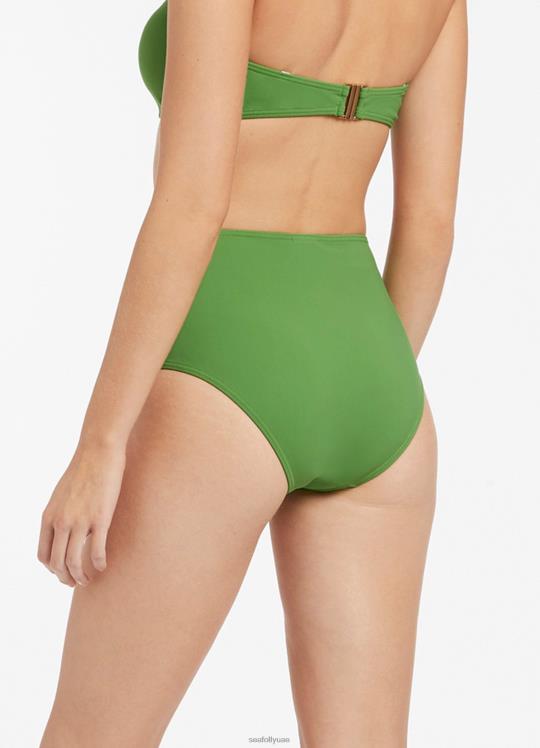 قطعة بيكيني سفلية عالية الخصر من jetset نحيف نخل Seafolly ملابس سباحة 2JF2D469