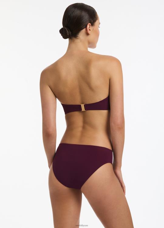 jetset u تقليم بانت منتصف نحيف ميناء Seafolly ملابس سباحة 2JF2D296