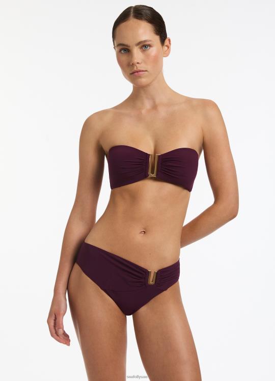 jetset u تقليم بانت منتصف نحيف ميناء Seafolly ملابس سباحة 2JF2D296