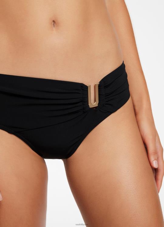 jetset u تقليم بانت منتصف نحيف البحرية العميقة Seafolly ملابس سباحة 2JF2D323